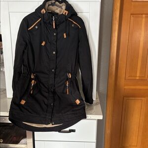 Source Unknown Black and Tan Utility Jacket